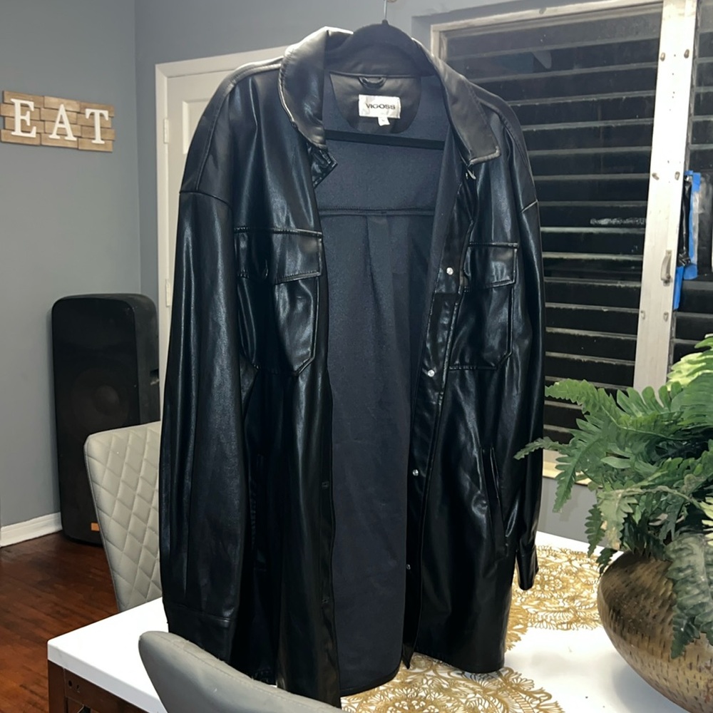 Vigoss leather cover thin jacket! VEGAN